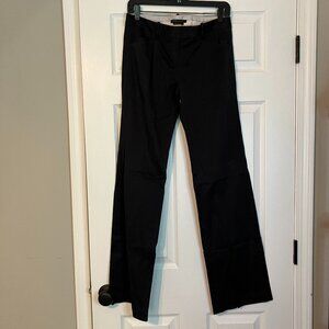 BCBGMaxAzria: Straight-leg navy dress pants (size 4)